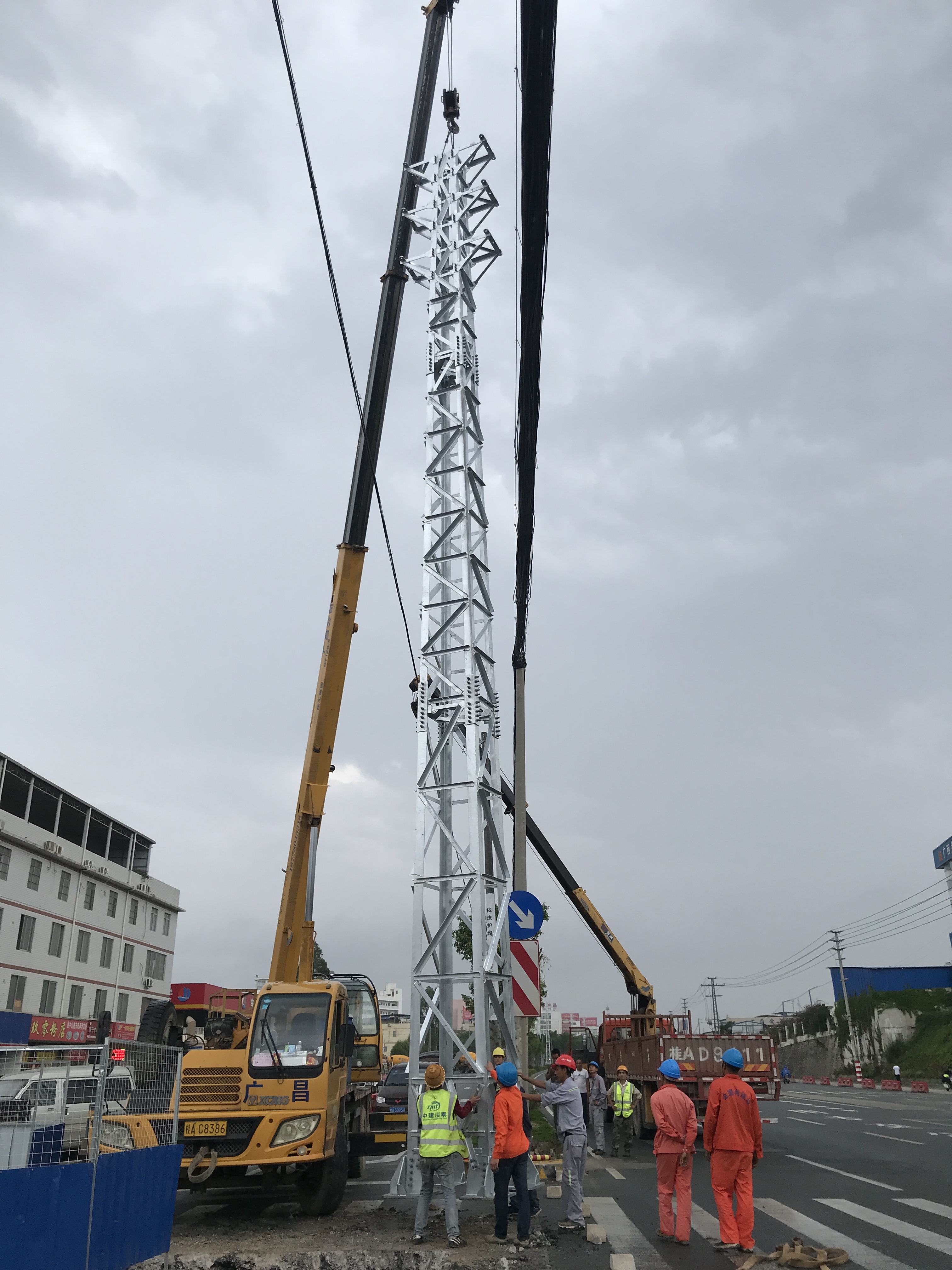 广西南宁市昆仑大道立交工程涉及10KV、110KV电力线路迁改工程