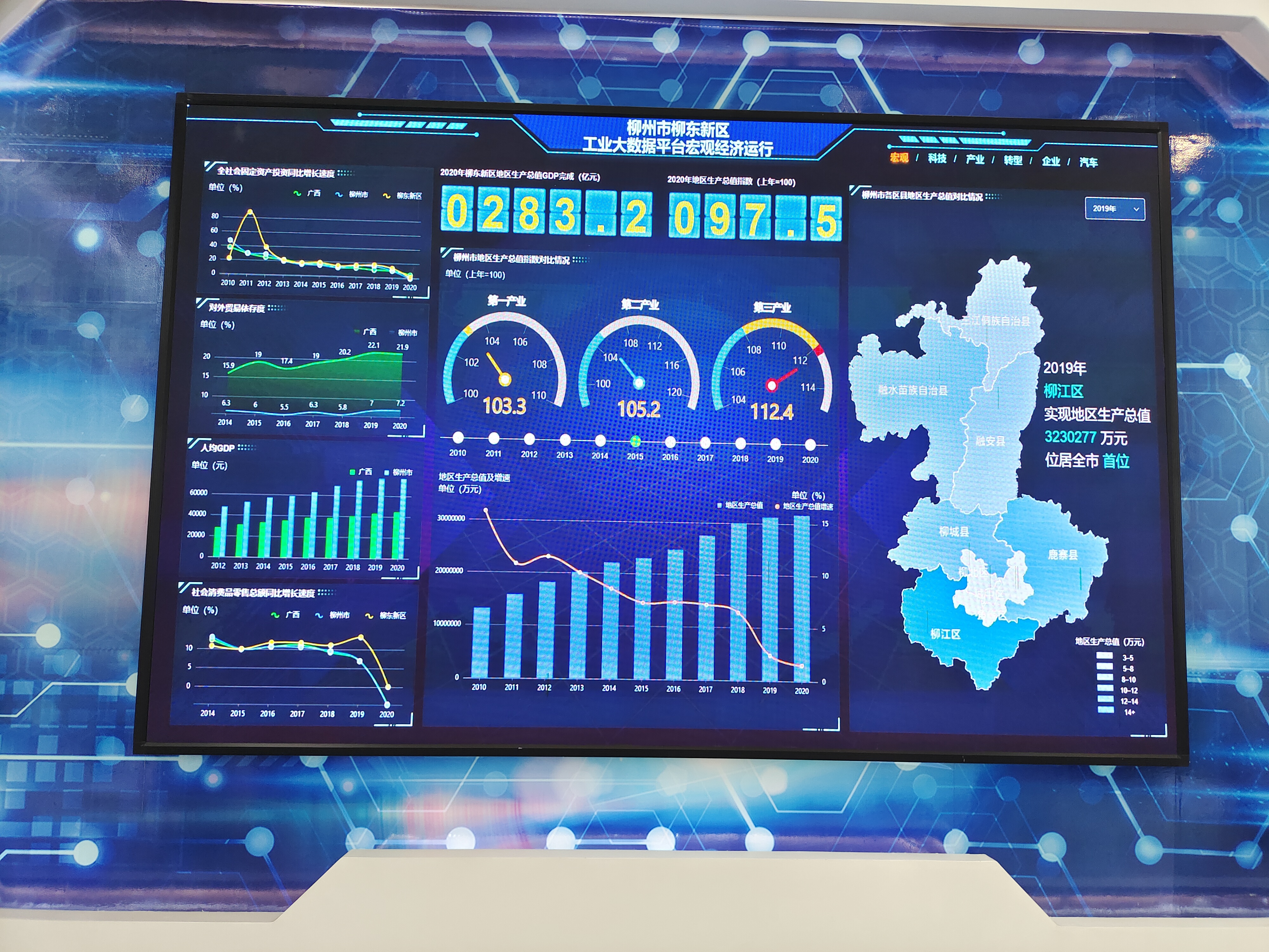 广西柳东新区城市大数据一期项目应用系统建设项目
